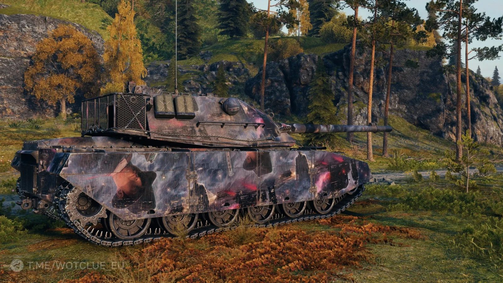 2D grafický styl Lost Heaven Noir ve hře World of Tanks