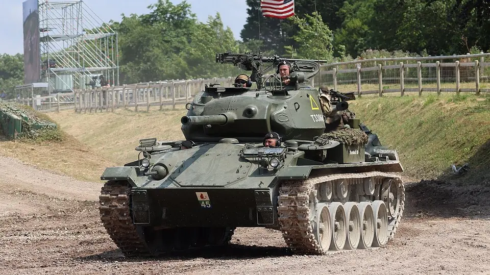 M24 Chaffee na tankfestu