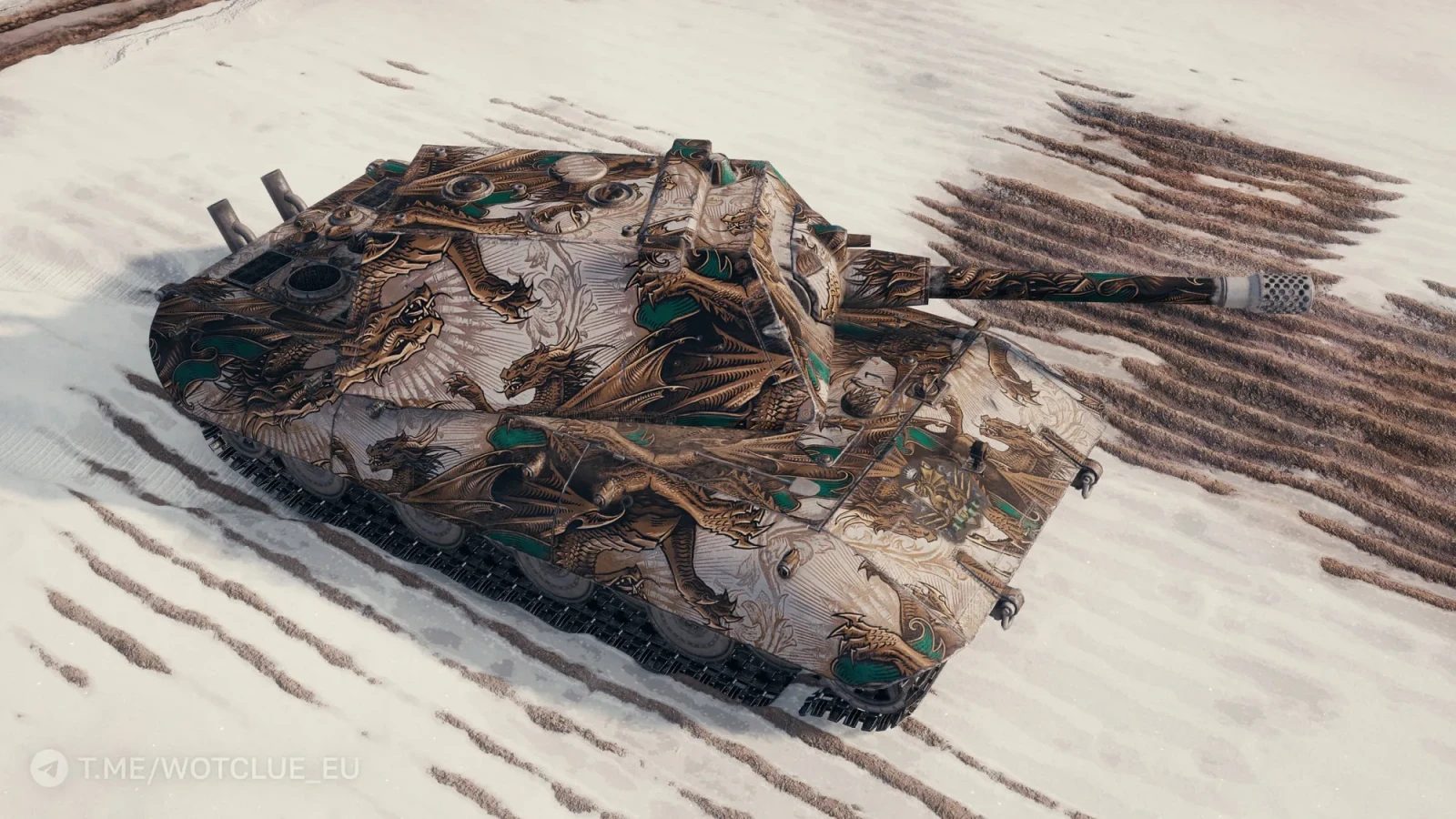Dračí král (Nefrit) WoT – Onslaught styl (Sezóna 3) | Kamufláže, emblémy