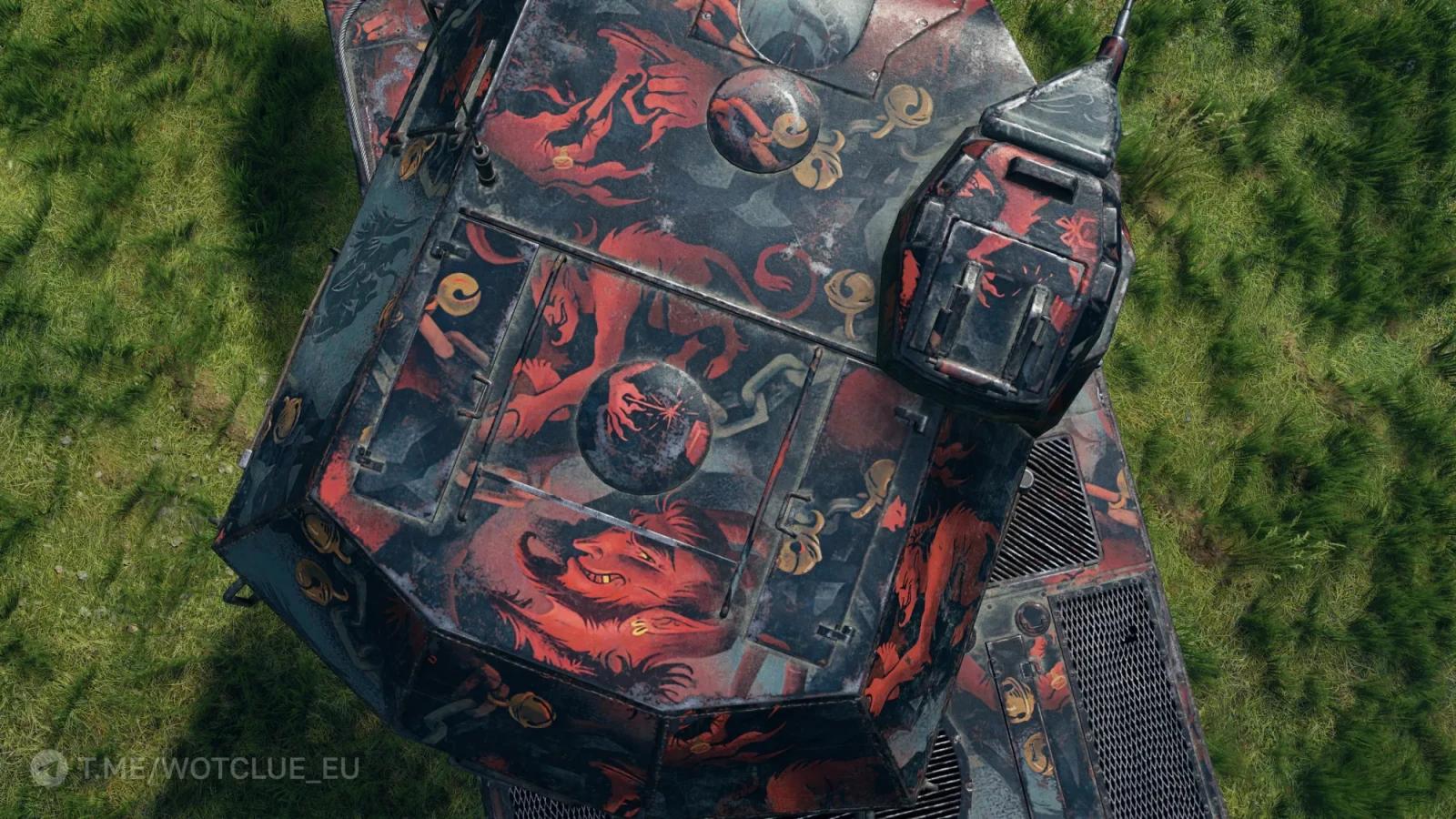 2D styl „Seznam zlobivých“ ve hře World of Tanks