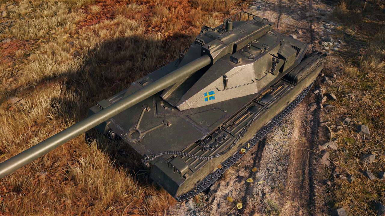 Supertest předvádí švédský Strv T fm/53 na snímcích ze hry