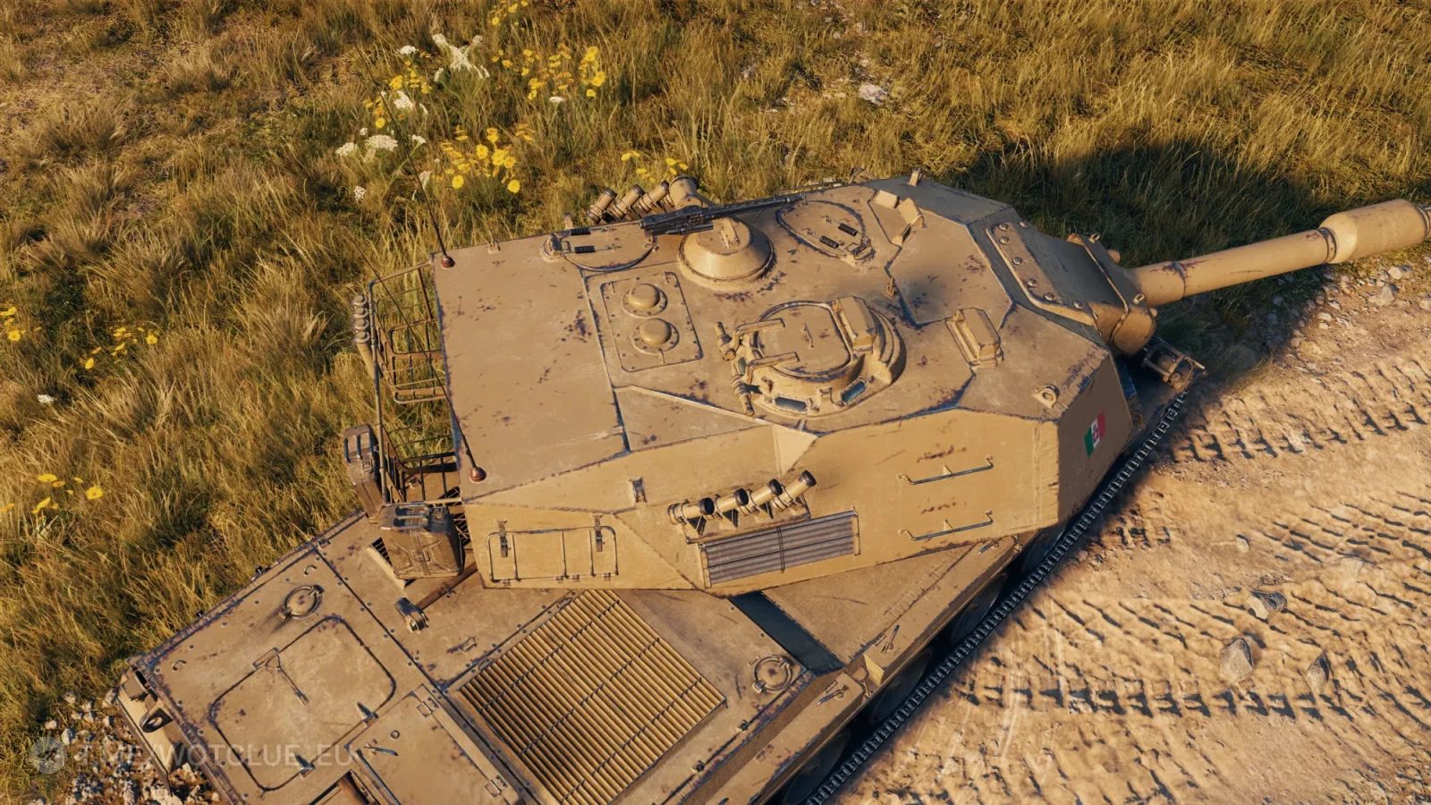 Screenshoty tanku Cerbero ze supertestu World of Tanks