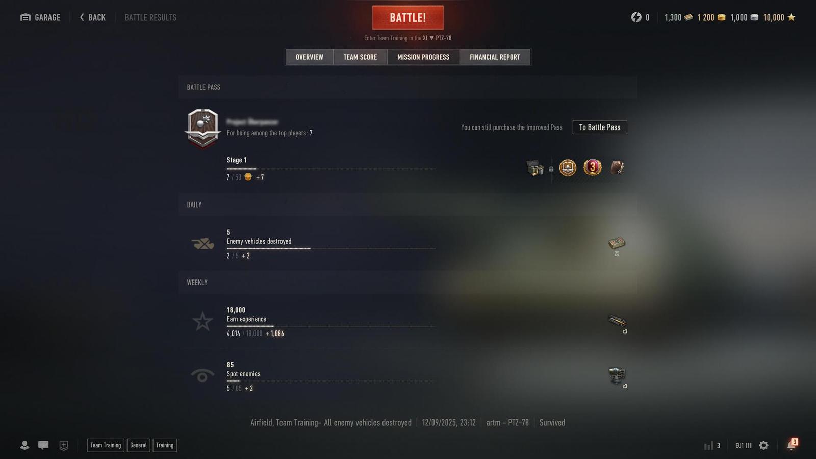 Společný test aktualizace 2.1.1 - Herní a jiné úpravy