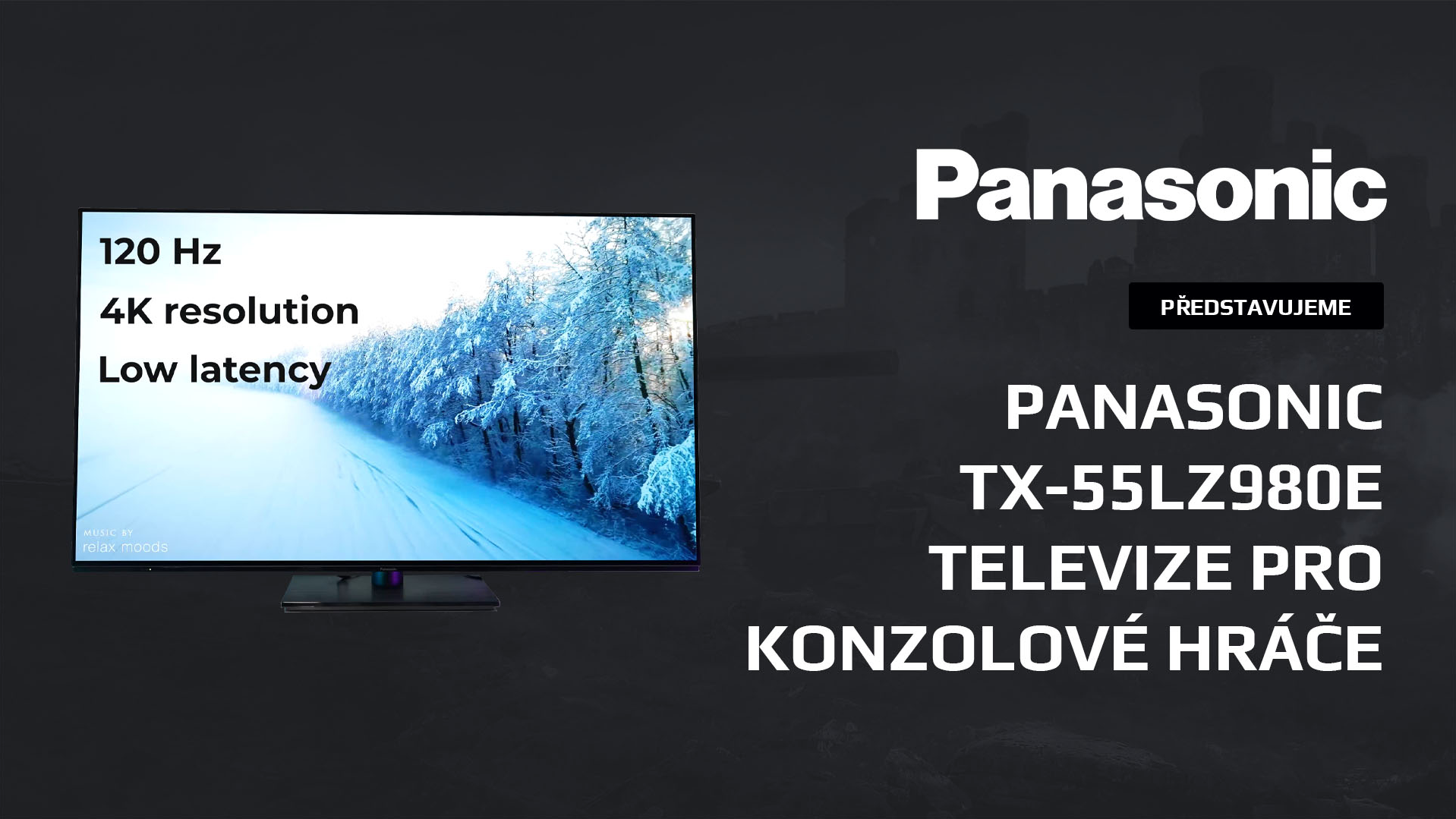 Nejlepší parťák ke konzoli? Přece OLED televize Panasonic