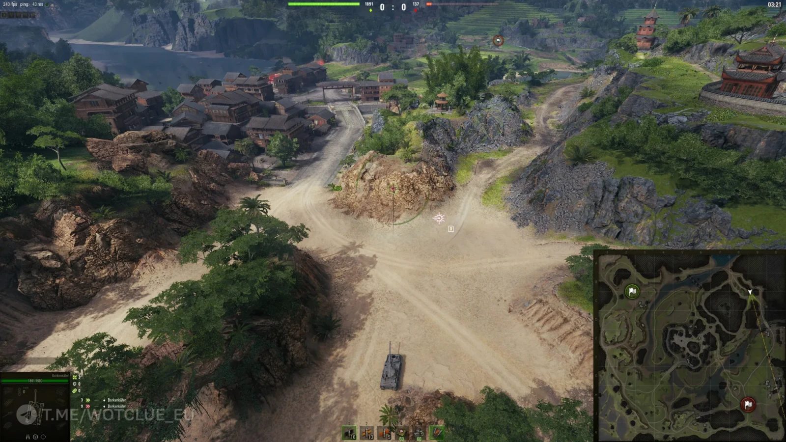 Změny na mapě Perlové řeky v aktualizaci World of Tanks 2.2.1