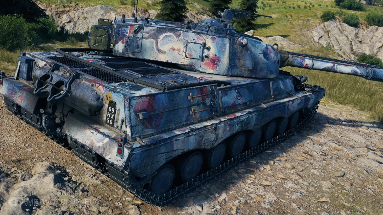 2D styl „Prázdninové kouzlo“ ve hře World of Tanks