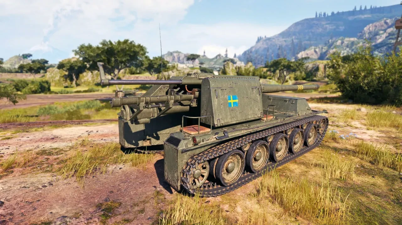 Kanonvagn fm/49 WoT – švédská artyna Tier VII (historie a informace)
