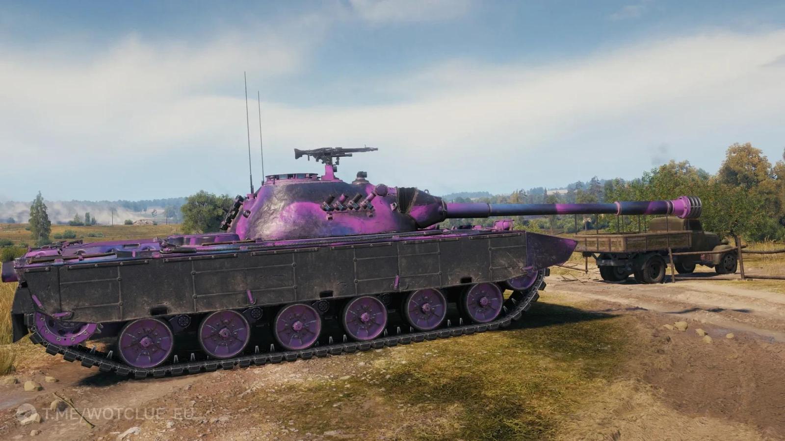 2D styl „Polární záře“ ve hře World of Tanks