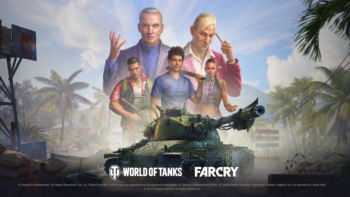 Nové posádky Far Cry dorazí do kapitoly Battle Passu ve WoT
