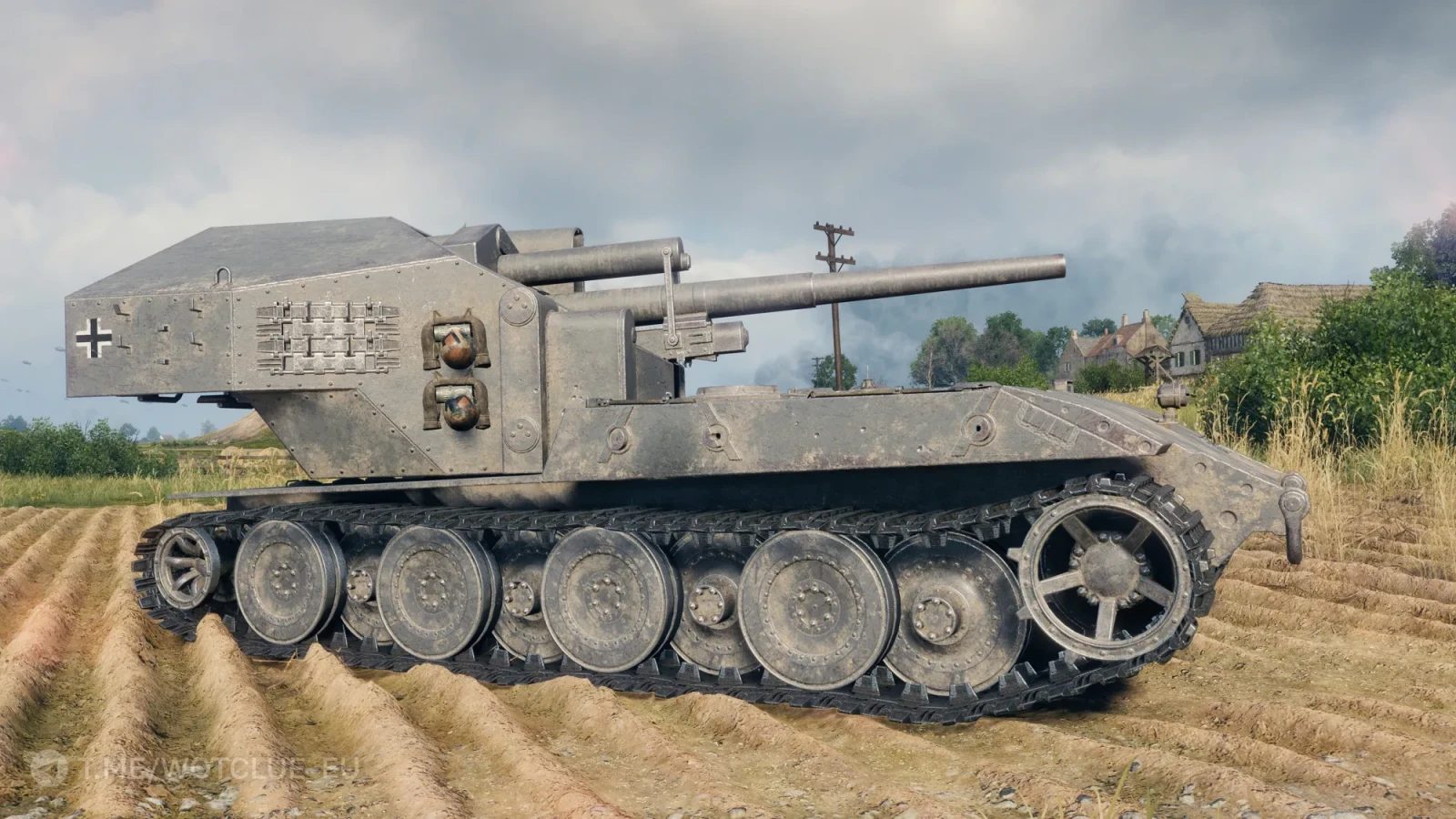 Tank Waffenträger auf E 100 T z aktualizace 2.2.1 ve hře