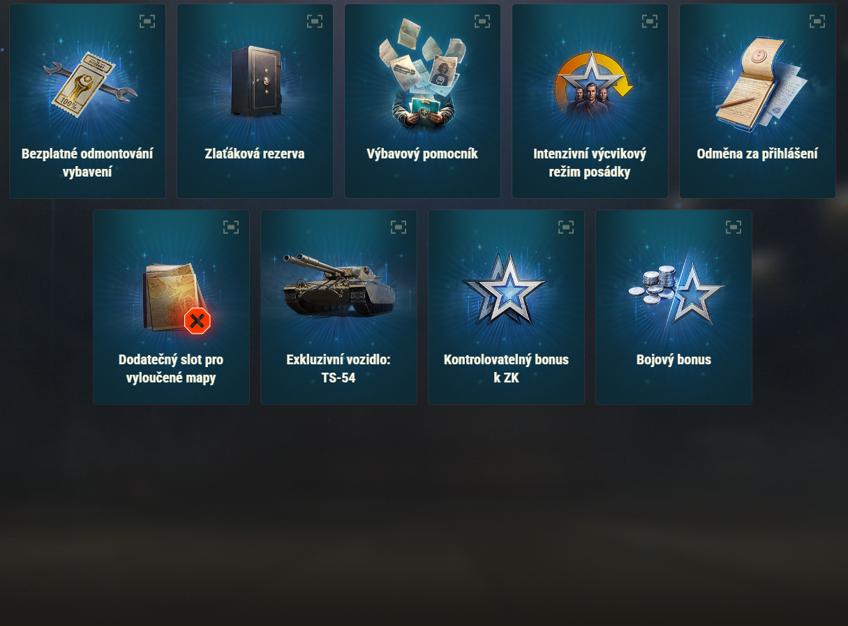 Aktualizace 2.2: Výhody účtu World of Tanks Plus Pro a Core