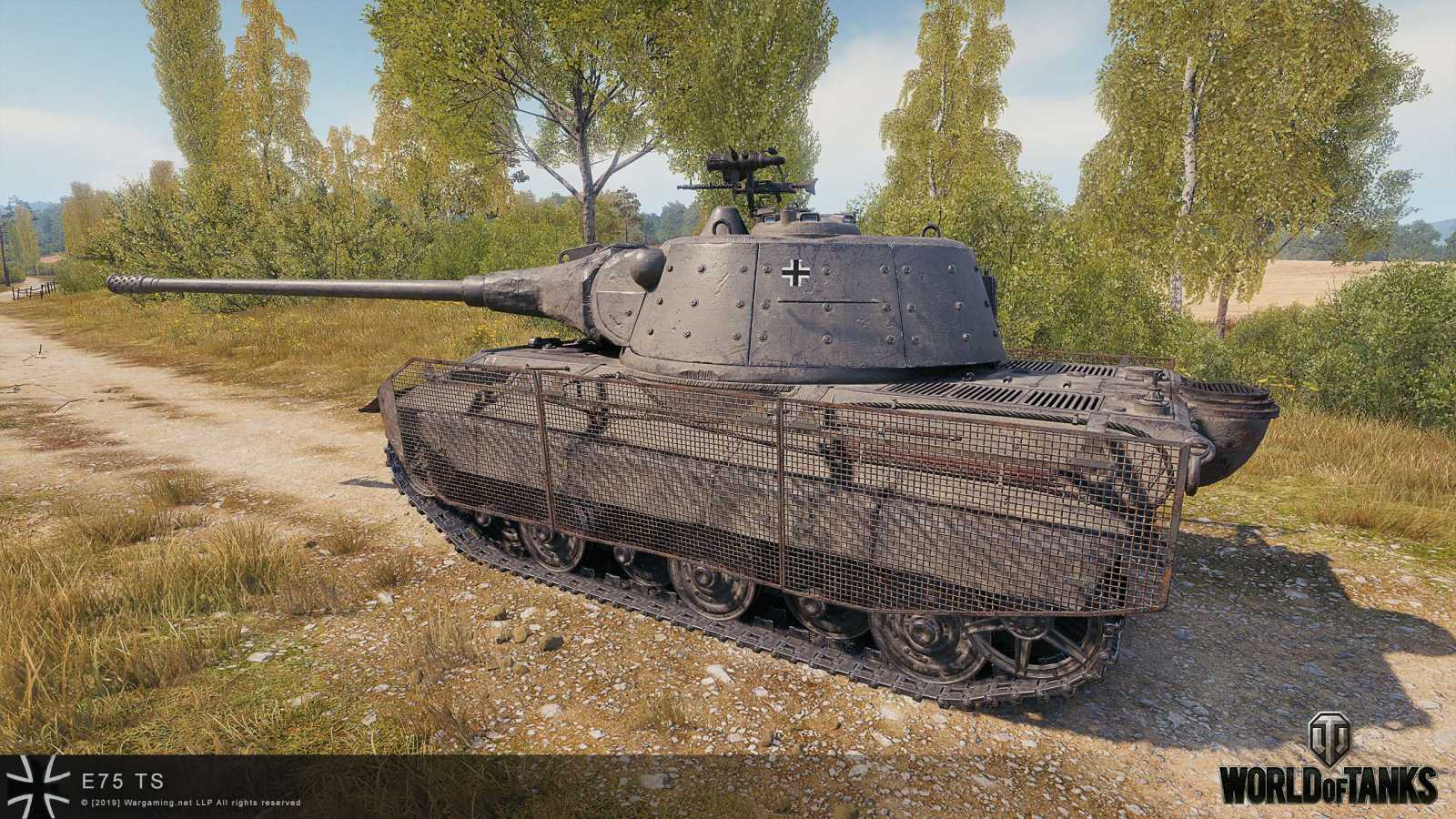 Kompletní vlastnosti tanku E-75 TS