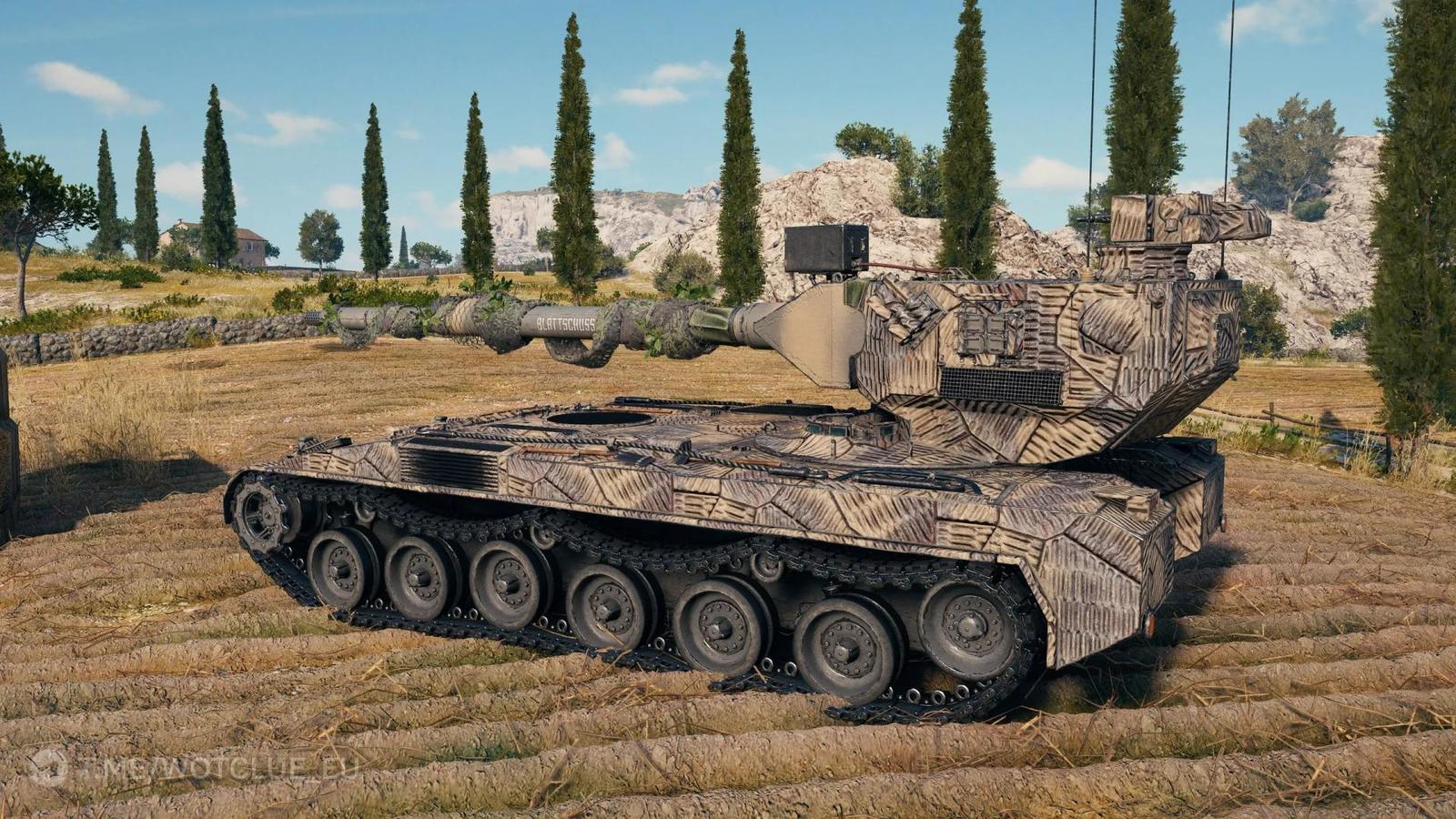 Unikátní úpravy pro tank 11. úrovně Hirschkäfer