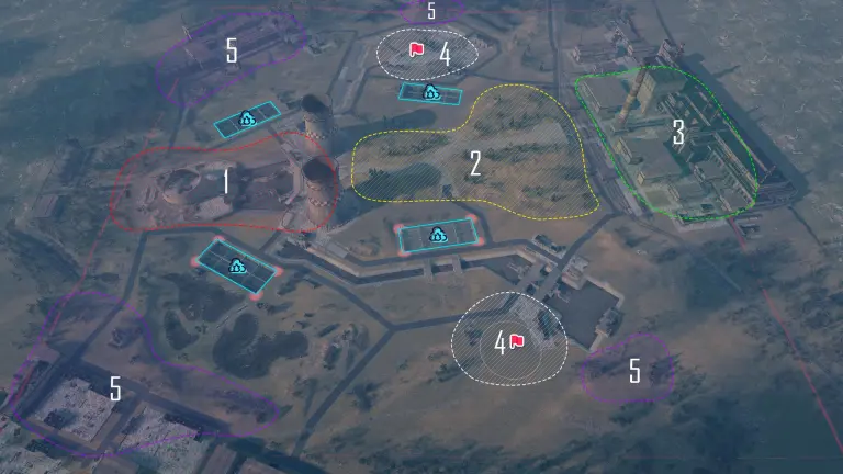 Supertest: Peaceful Atom, letní mapa 1200 × 1200 m ve WoT