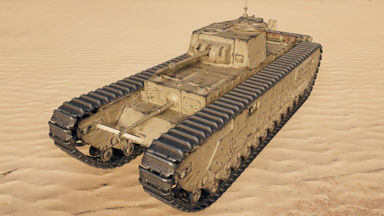 A20 se ukazuje ve hře jako přímý předchůdce tanku Churchill