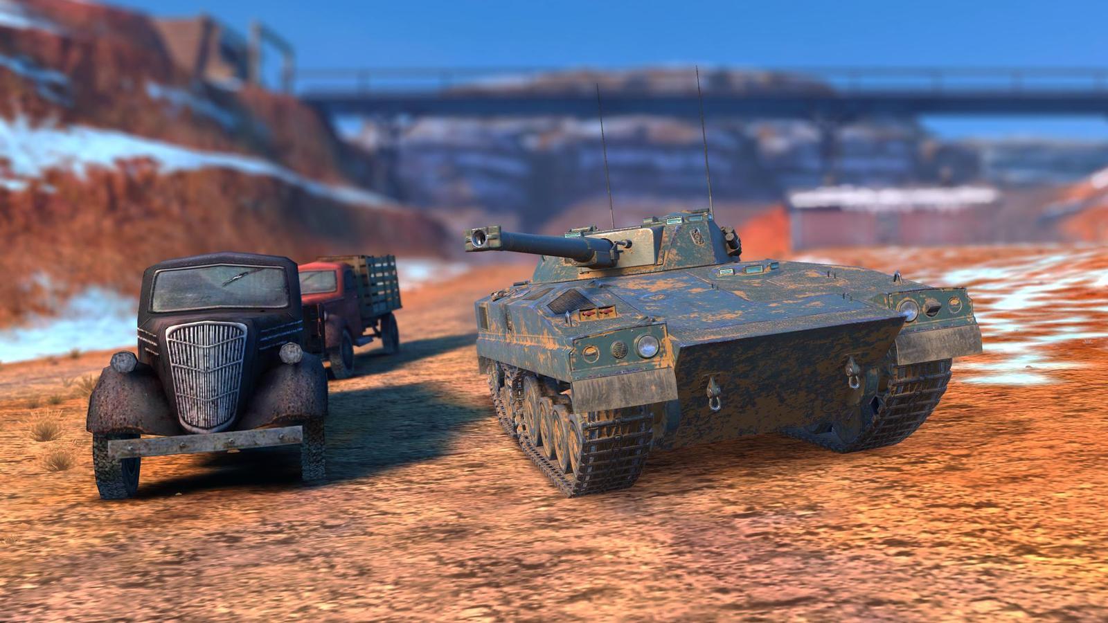 Projet Louis změny tanku na společném testování