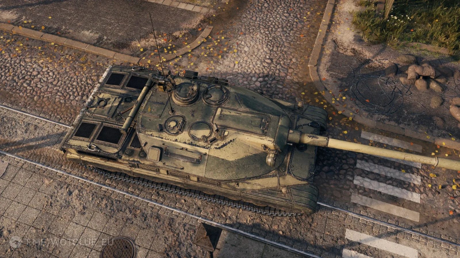 Historický 2D styl Khaki Stripes z aktualizace World of Tanks 2.2.1