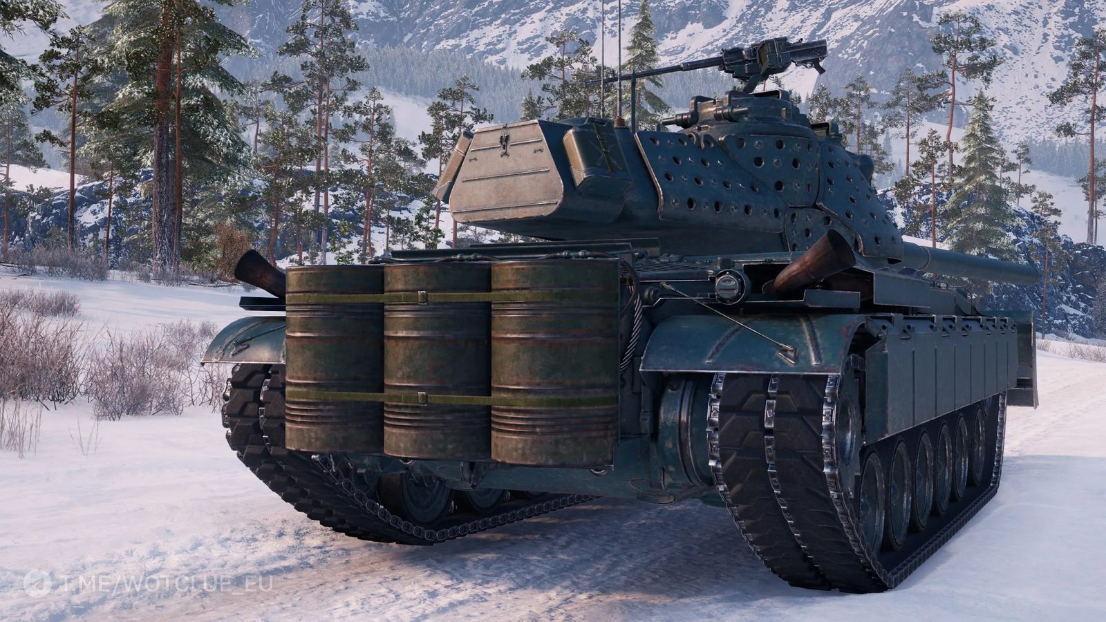 Fotky stroje M47 Chevalier z bojiště supertestu