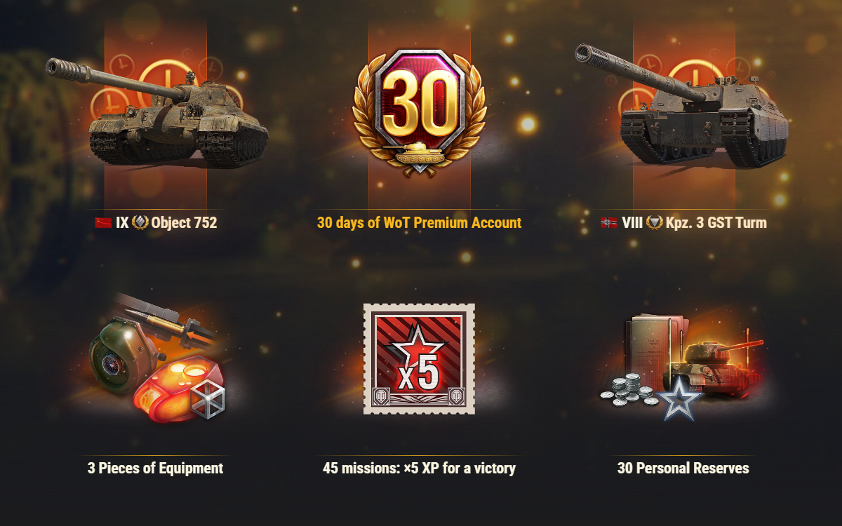 Oslavte narozeniny World of Tanks, užijte si spoustu bonusů a dárků