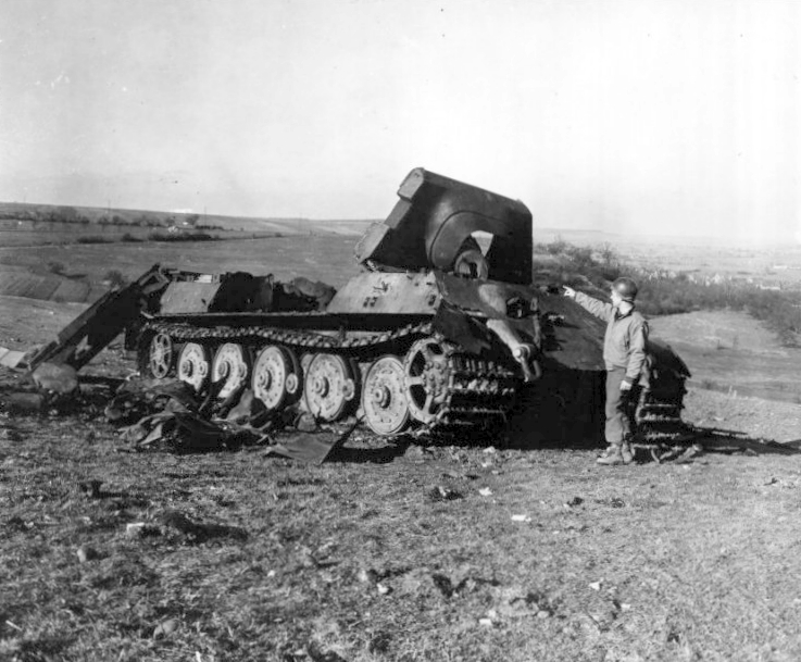 Zničený Jagdtiger