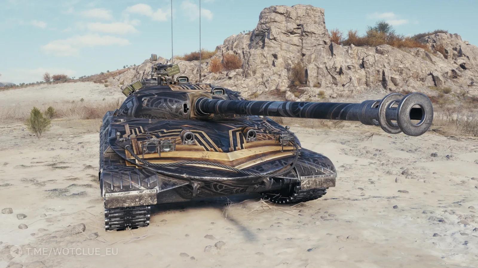 2D maskovací styl Zlatého stínu ve hře World of Tanks