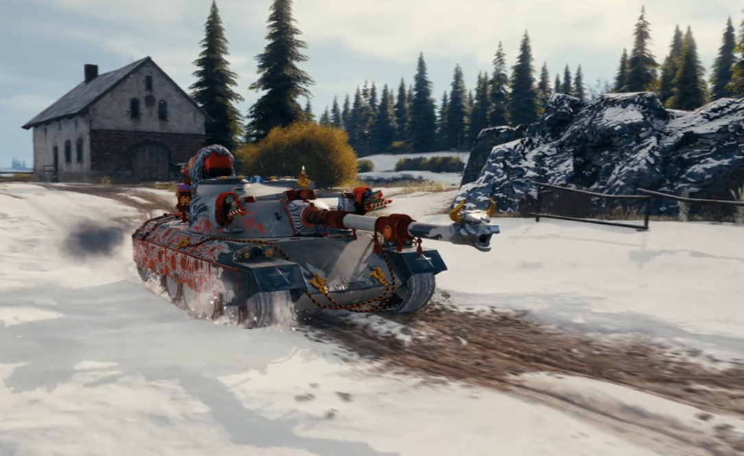 3D styl "Zvláštní host" pro střední tank 122 TM   