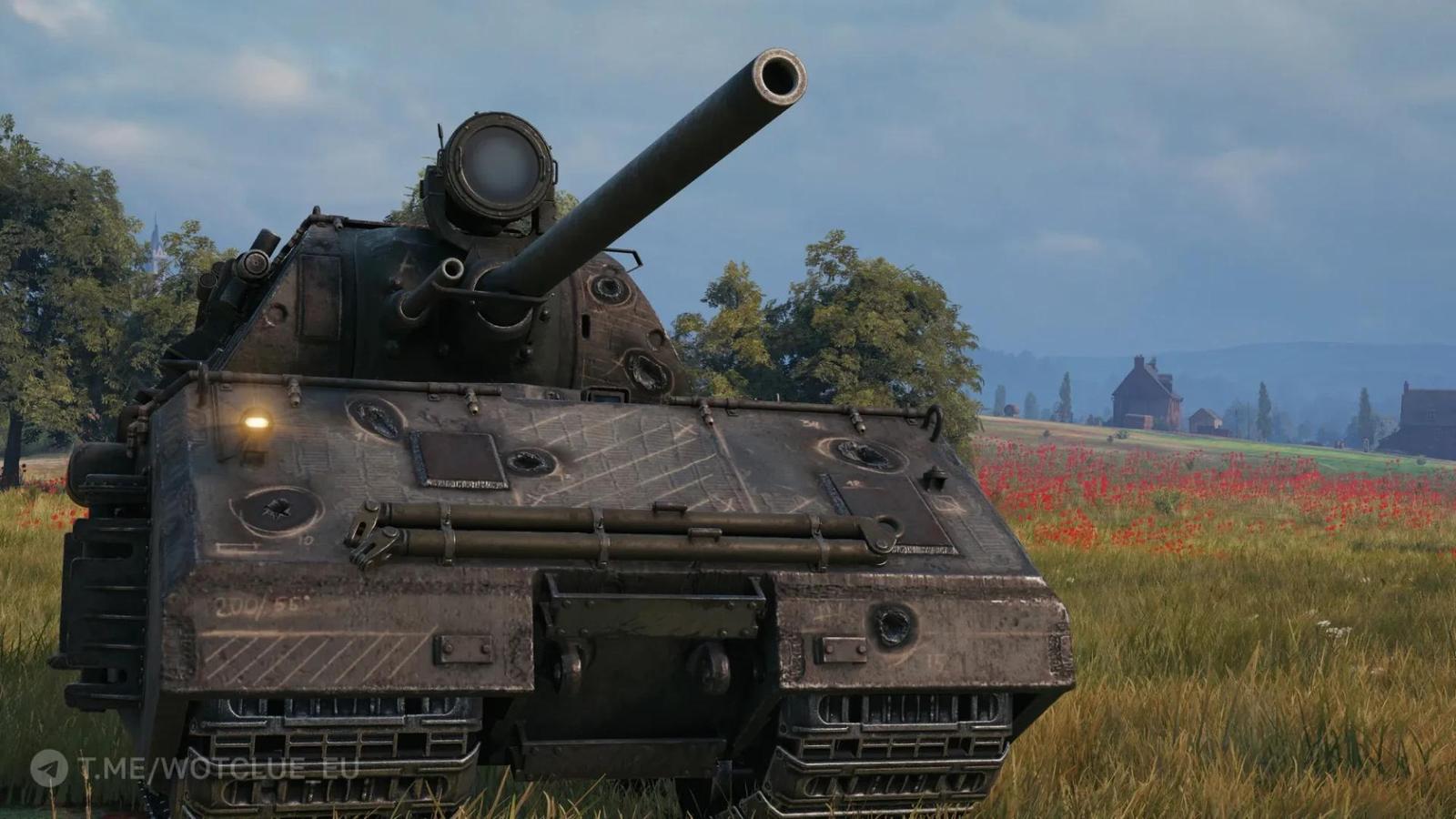 3D styl „Železný pohled“ pro Maus ve hře World of Tanks