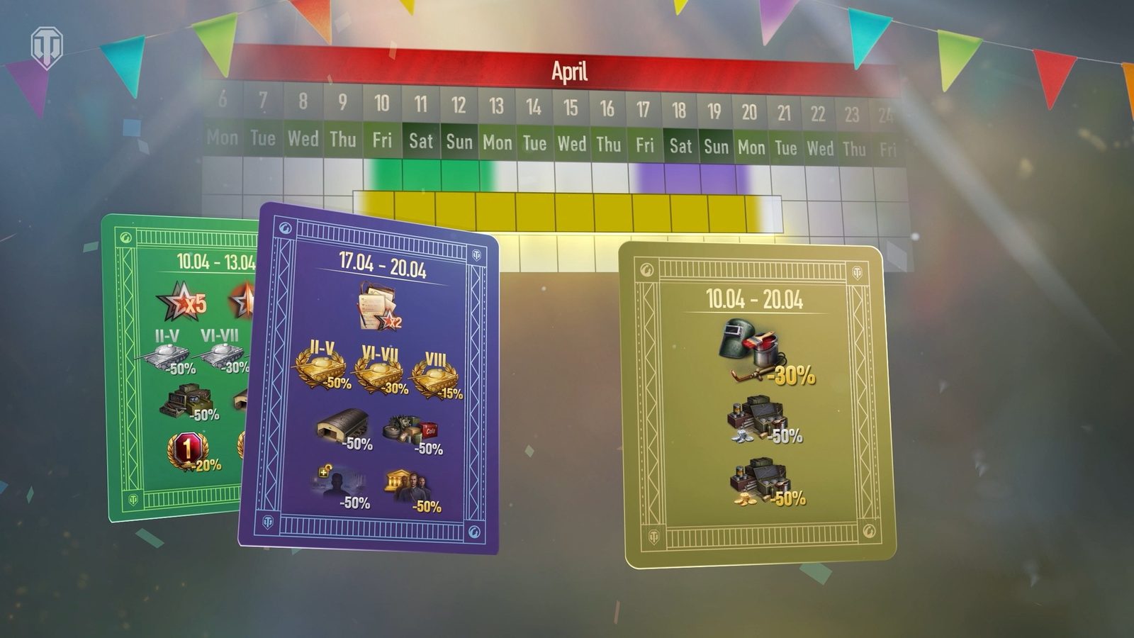 Speciální výroční nabídky na všechny dubnové víkendy