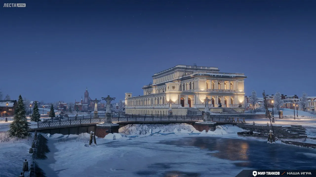 Screenshoty ze hry WoT RU: Večerní Kaliningrad