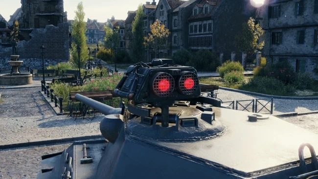 Spektrální skener září na tancích ve World of Tanks 2026
