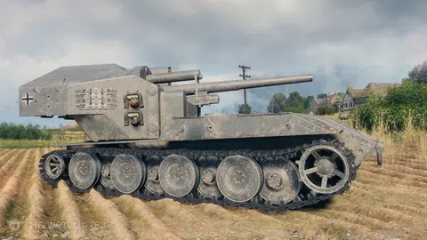 Tank Waffenträger auf E 100 T z aktualizace 2.2.1 ve hře