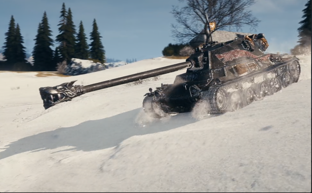 3D styl "Ódinovi vlci" pro švédský tank Lansen C  