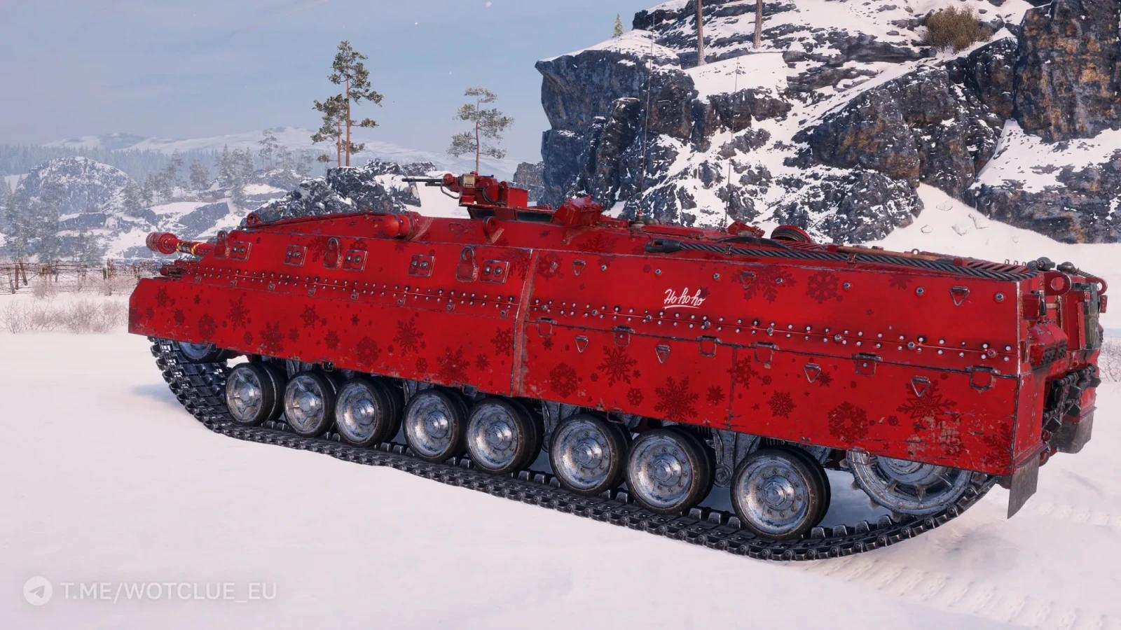 2D grafický styl „Blíží se svátky“ ve hře World of Tanks