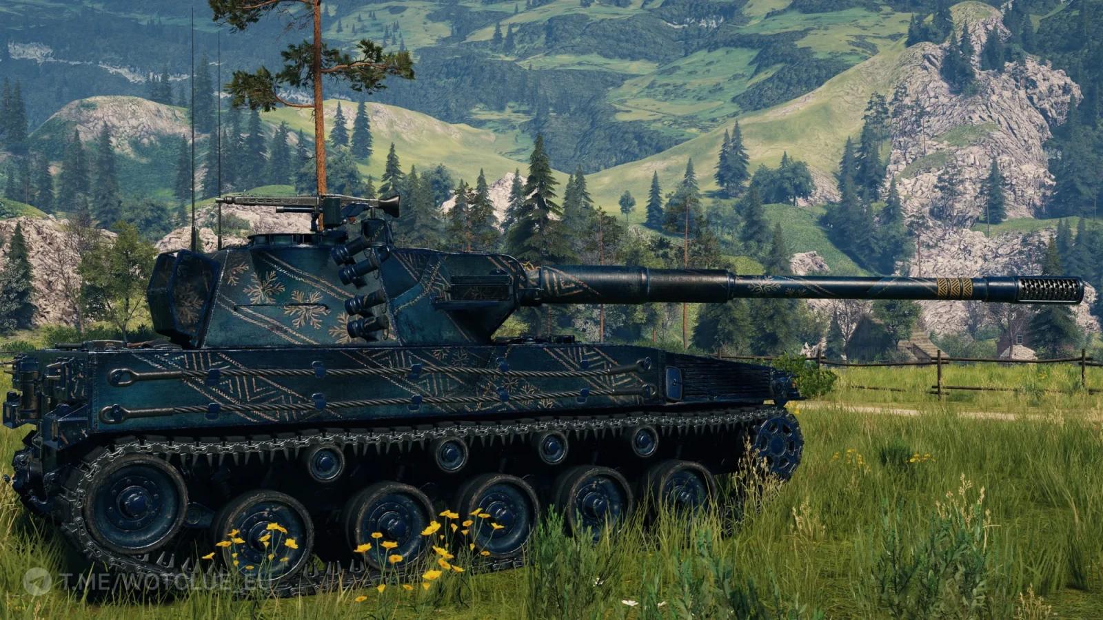 2D styl Zimních síní ve hře World of Tanks