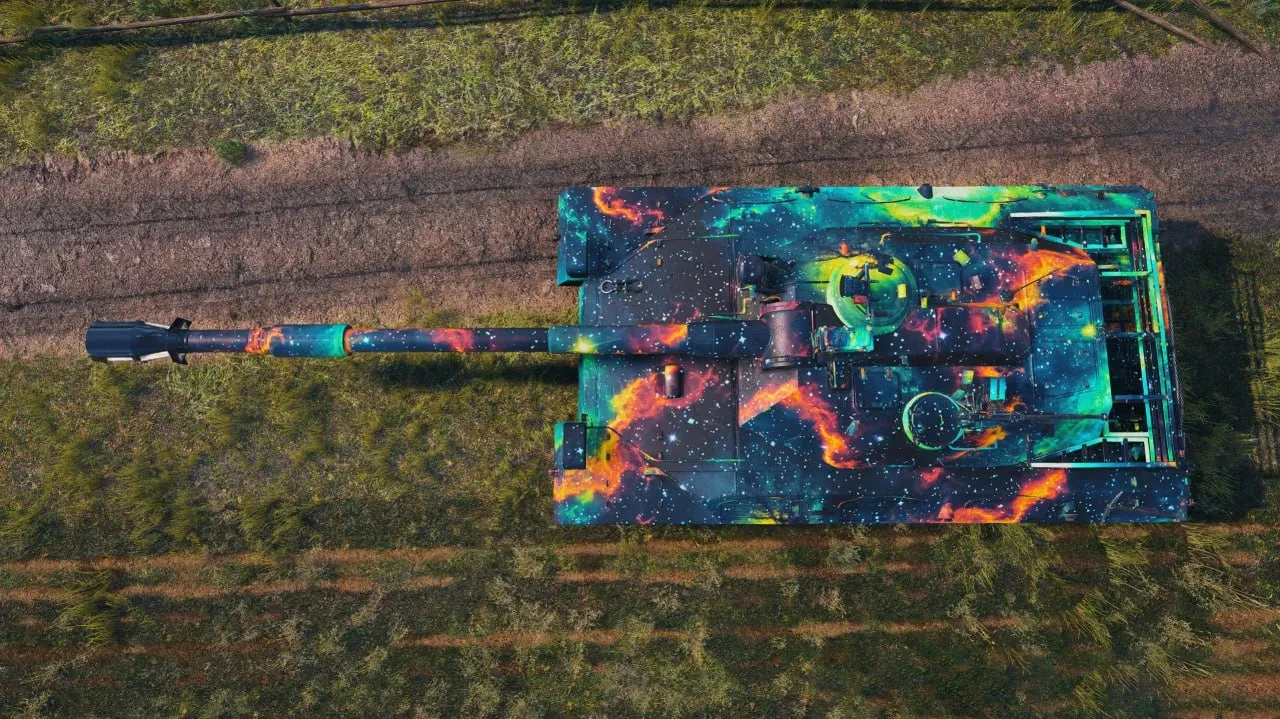 2D grafický styl „Vzdálená mlhovina“ z 19. sezóny Battle Passu ve hře 