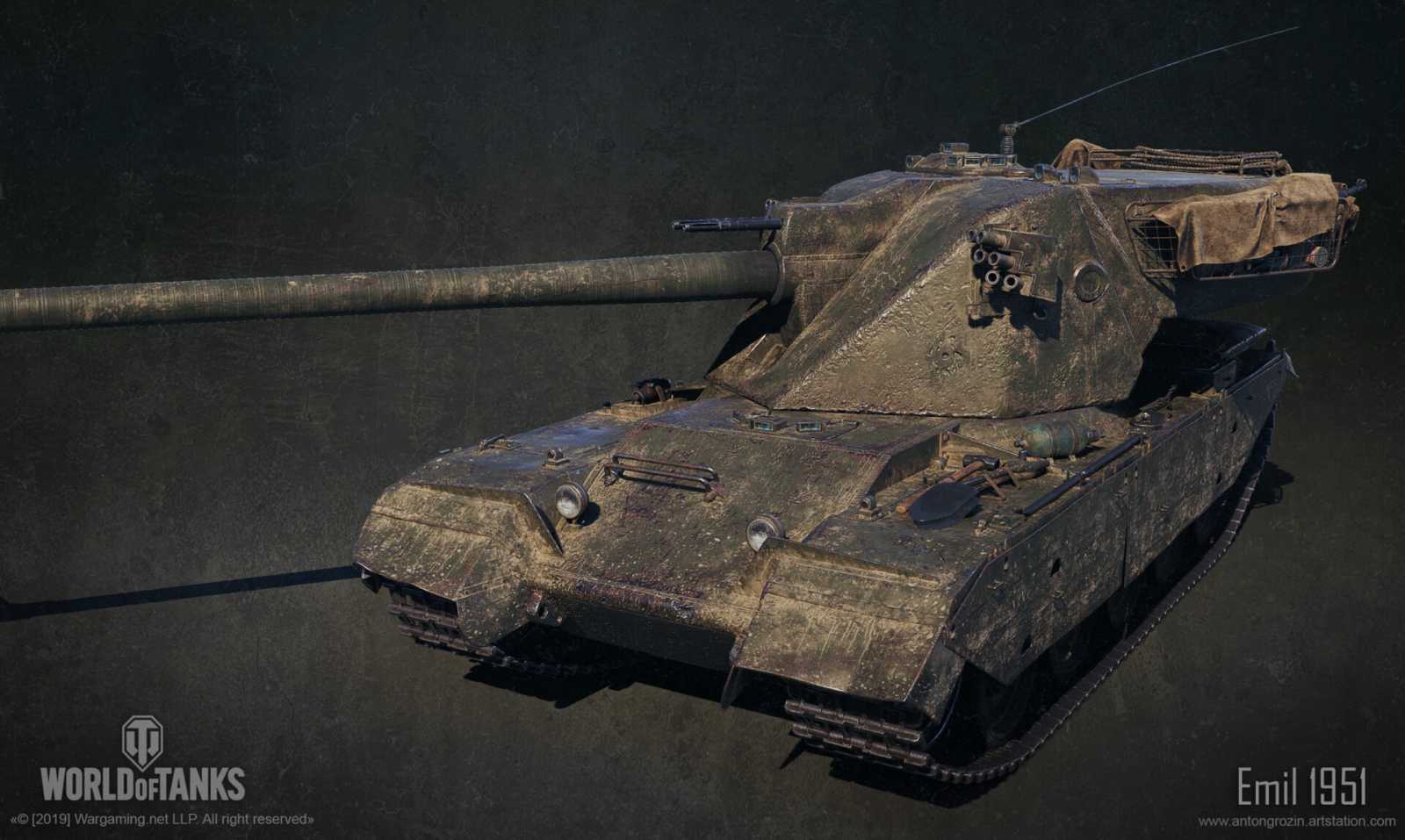 Obrázky tanku Emil 1951