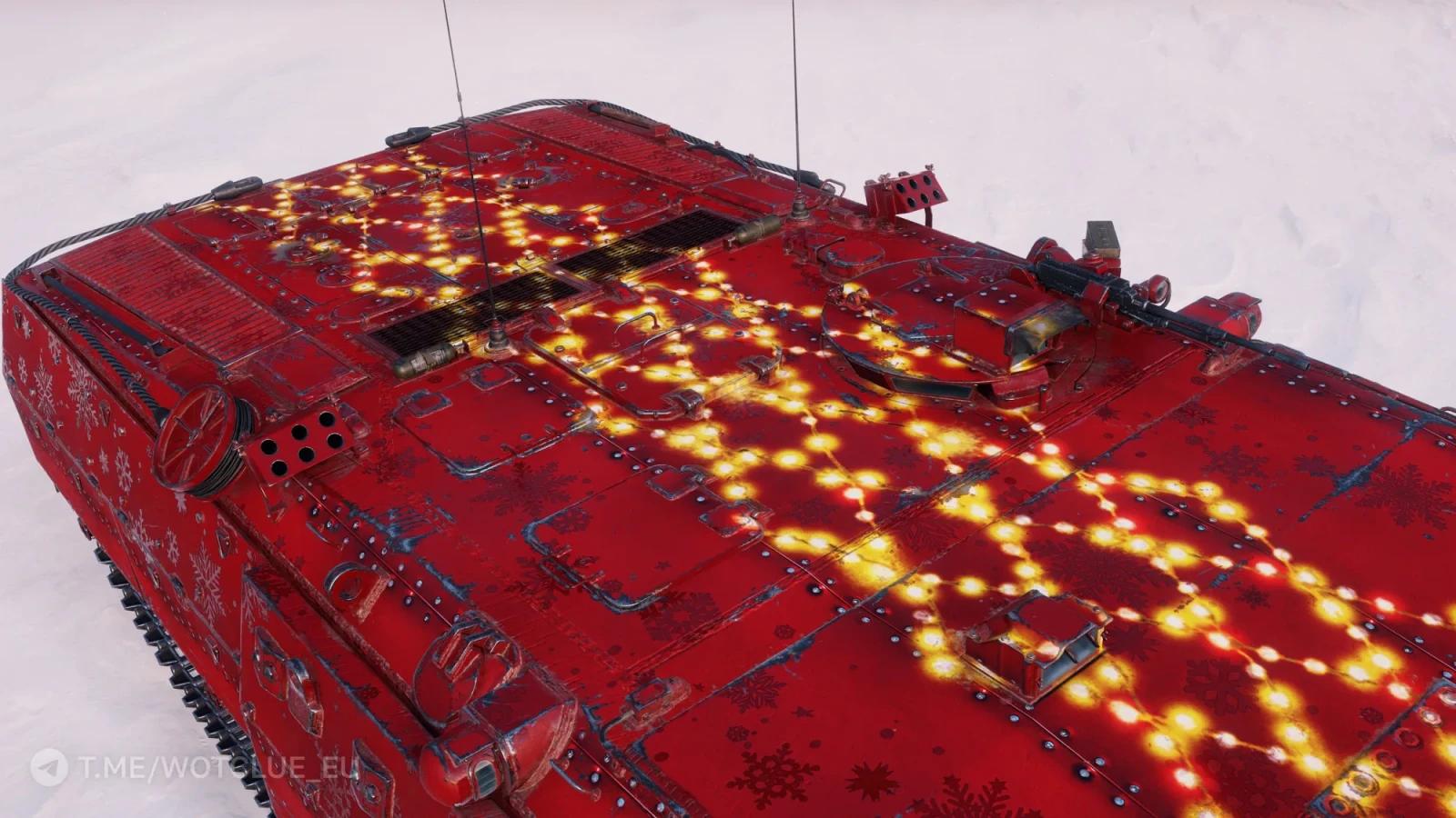 2D grafický styl „Blíží se svátky“ ve hře World of Tanks