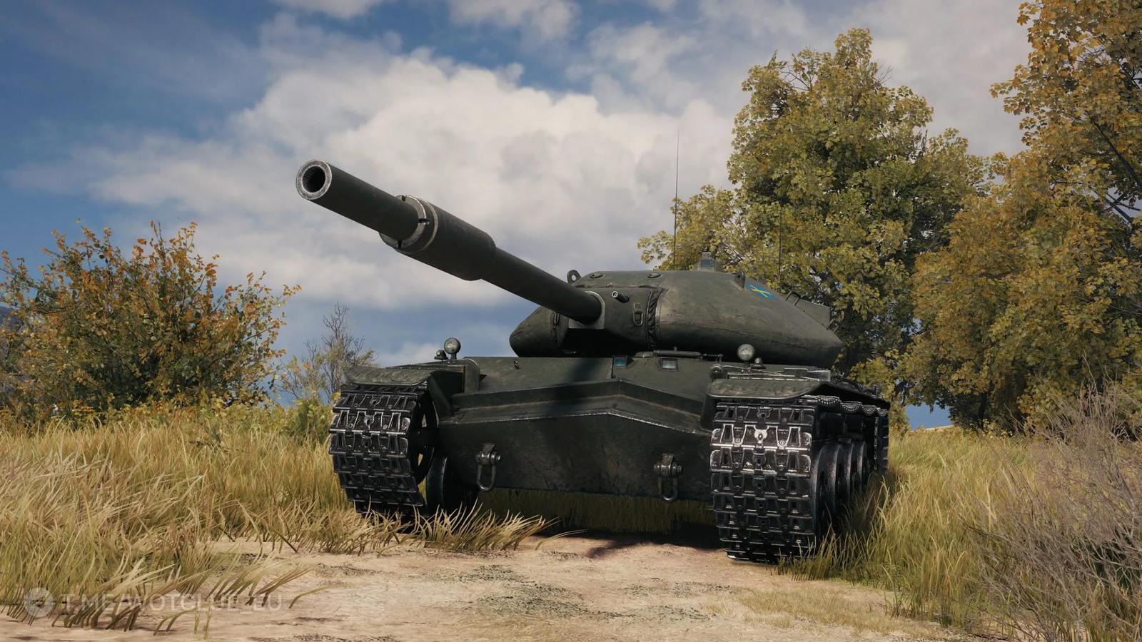 Fotky a historické reference ze hry WoT tanku Stridsyxa