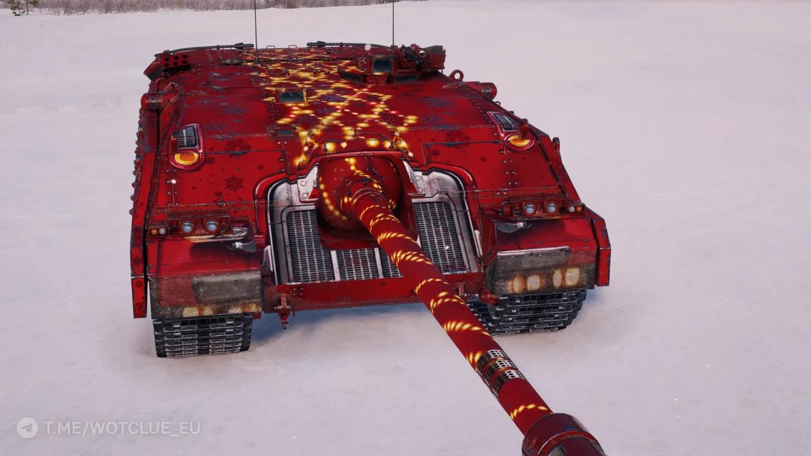 2D grafický styl „Blíží se svátky“ ve hře World of Tanks