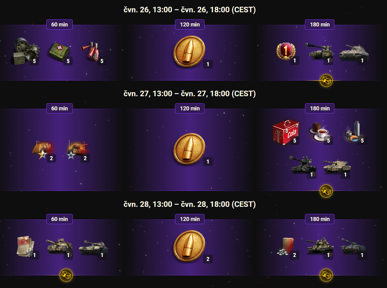 Tankfest 2026 - Twitch drops, obchod za žetony a merch