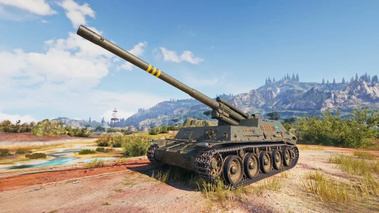 Kanonvagn fm/49 WoT – švédská artyna Tier VII (historie a informace)