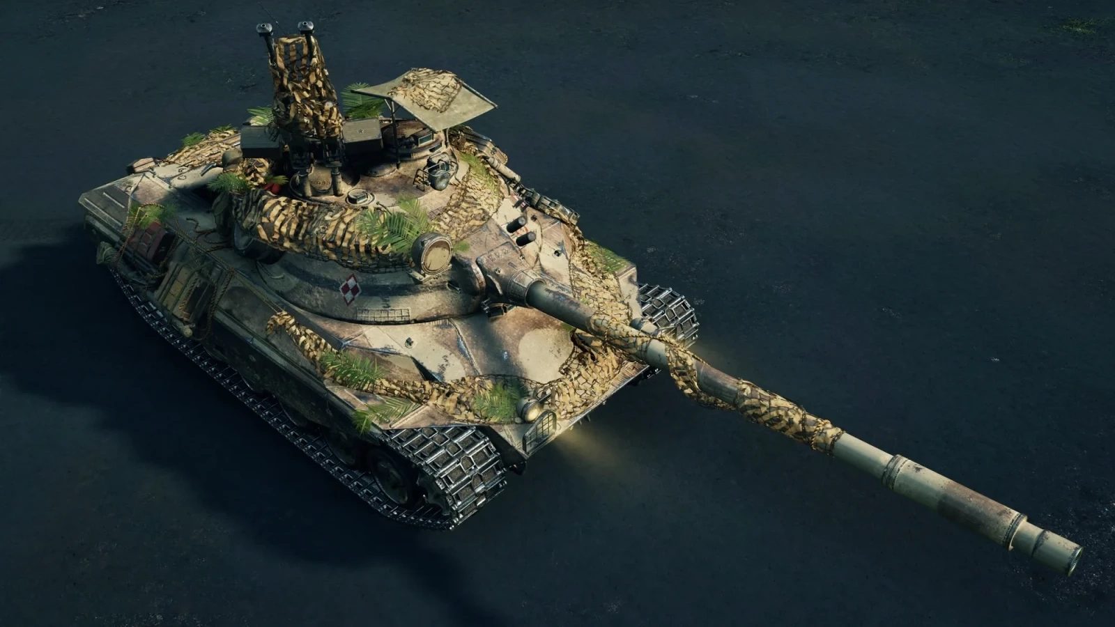 3D styl "Dromedár" pro polský střední tank CS-63  