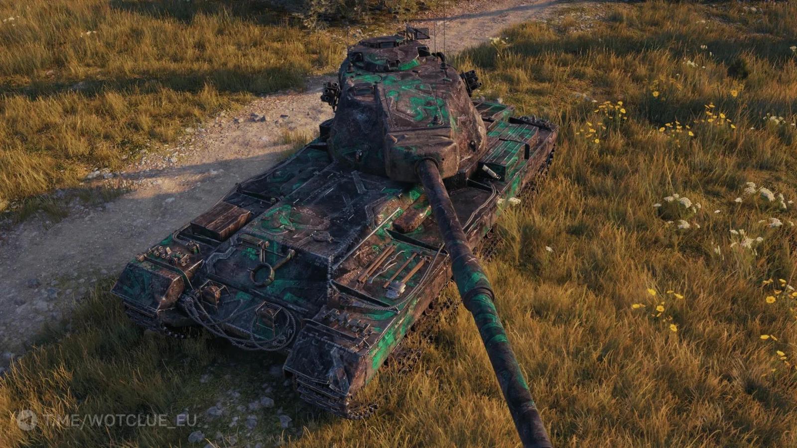 2D styl gaelských znaků z aktualizace 2.2 hry World of Tanks.