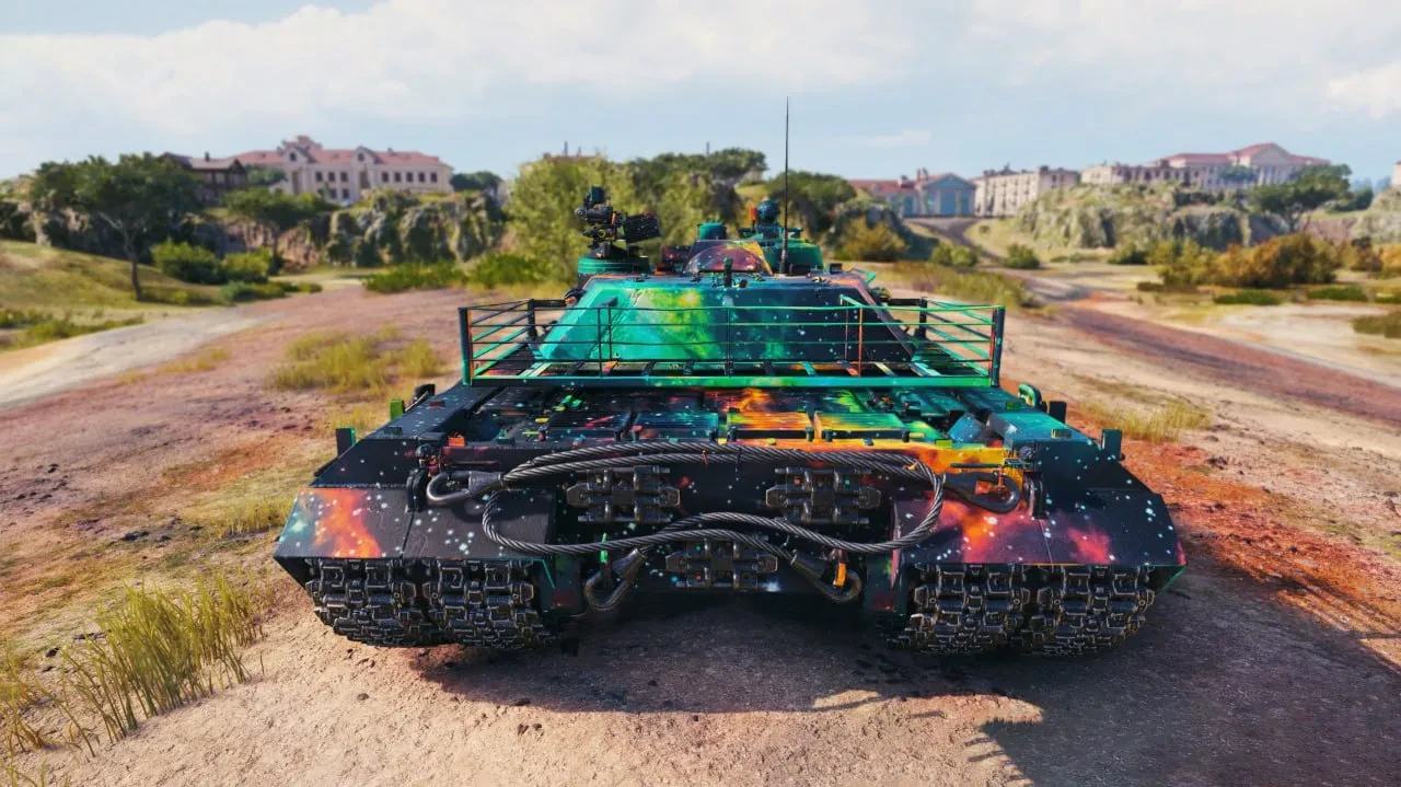 2D grafický styl „Vzdálená mlhovina“ z 19. sezóny Battle Passu ve hře 