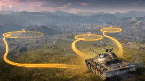 Aktualizace 2.2.1 přidává oblíbené trasy na minimapě World of Tanks