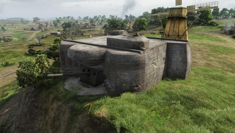 Bunkry vypadají jako kulisa ale mění náladu celé mapy 