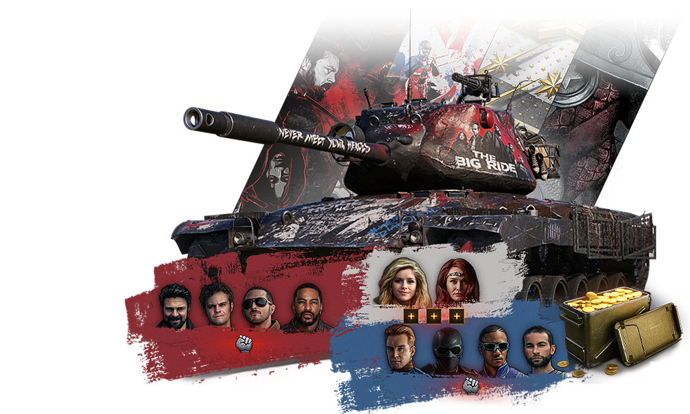 The Boys se vrací zpět do World of Tanks: Balíčky 