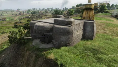 Bunkry vypadají jako kulisa ale mění náladu celé mapy 