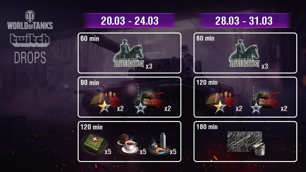 Víkendy Peaky Blinders: Twitch Drops a mise