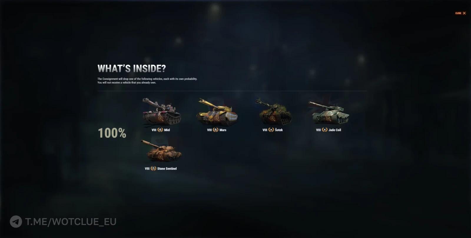 Výsledky pátého losu zimní aukce 2026 ve hře World of Tanks